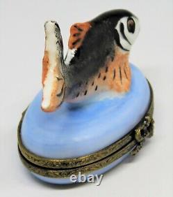 Limoges France Box Vintage Fresh Water Fish Lucy Zahran Decor Main