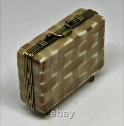 Limoges France Box -'rattan' Suitcase- Men's Clothing & Accessories & Cell Phone