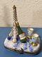 Limoges France Eiffel Tower Ltd Ed. Trinket Box 2000 Commemorative Paint Mein