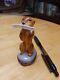 Limoges France Golden Retriever Dog Peint Main Chamart Exclusif Trinket Box Exct