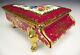 Limoges France H-painted 5 Trinket Piano Music Box Anniversary Song Works Great