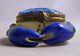 Limoges France Hand Painted Limited Edition #14 Of 500 Blue Crab Trinket Box