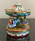 Limoges France Hand Painted Merry Go Round Or Carousel Trinket Box
