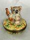 Limoges France Koala Trinket Box Eximious