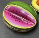 Limoges France Pv Marque Deposee Peint Main Watermelon Trinket Box