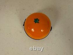 Limoges France Peint Main Chamart Exclusive Trinket Box Orange Fruit