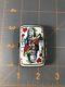 Limoges France Peint Main Playing Card Queen Of Hearts Trinket Box
