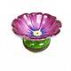 Limoges France Peint Main Purple Morning Glory Flower Porccelain Trinket Box