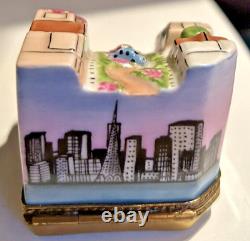 Limoges France Peint Main Rochard Lombard Street San Francisco Trinket Box RARE