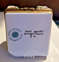 Limoges France Peint Main Rochard Lombard Street San Francisco Trinket Box RARE