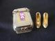 Limoges France Peint Main Shoebox With Gold High Heels Trinket Box