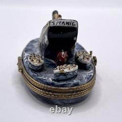 Limoges France Peint Main Sinclair Titanic Trinket Box 311/5000