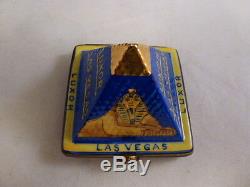 Limoges France Peint Main Trinket Box LUXOR LAS VEGAS SPECIALLY MADE HOTEL