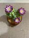 Limoges France Peint Main Versailles 3 Flowering Cactus' Trinket Box 5/500 Rare