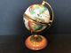 Limoges France Peint Main World Globe On Stand Trinket Box Signed A. C