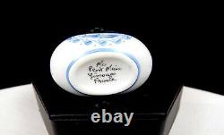Limoges France Porcelain Artist Signed Victorian Style Vintage 2 Trinket Box