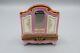 Limoges France Porcelain Trinket Box Armoire Dresser Mirror Key Pink Peint Main
