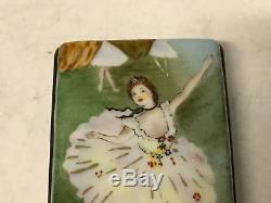 Limoges France Porcelain Trinket Box J Dumont Edgar Degas Ballet Star LE 65/400