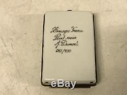 Limoges France Porcelain Trinket Box J Dumont Edgar Degas Ballet Star LE 65/400