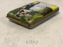 Limoges France Porcelain Trinket Box Renoir Dance in the City LE 15/750