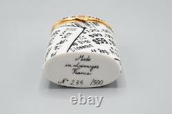 Limoges France Porcelain Trinket Box Tuesday Morning Limited Edition 239/500