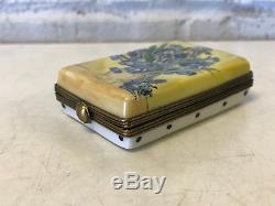 Limoges France Porcelain Trinket Box Vincent Van Gogh Vase with Irises LE 15/400