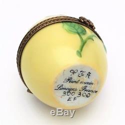 Limoges, France Porcelain Trinket Box, Wild Rose Egg Limited Edition, 300 of 300