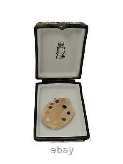 Limoges France Signed Porcelain Trinket Box Gustav Klimt The Kiss LE 004/400
