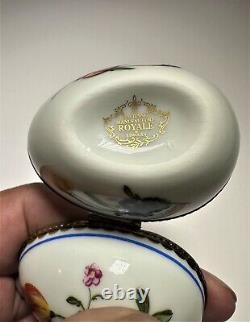 Limoges France Trinket Box! Ancienne Manufacture Royale Porcelain