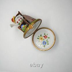 Limoges France Trinket Box Gardening Tools