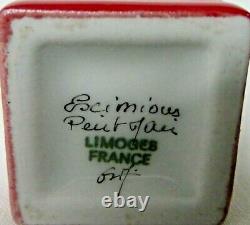 Limoges France Trinket Box Peint Main London Tel Booth Eximious Xra-ord