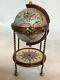 Limoges Hand Painted 4 Porcelain Globe Bar Box Marque Deposee See Details