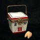 Limoges Hand Painted Rochard Take Carry Out Food Box With Fortune Cookie