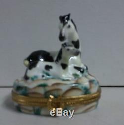 Limoges Horses China Box