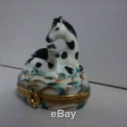 Limoges Horses China Box