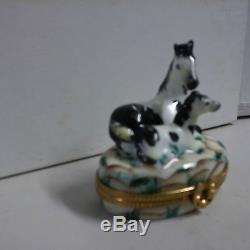 Limoges Horses China Box