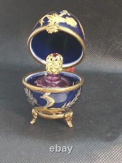 Limoges LA VIE EN ROSE Rochard Collection Peint Main Tabatieres Trinket Box