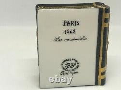 Limoges-Marque Depose-Peint Main-Les Miserables-Victor Hugo-Paris/1862 Trinket