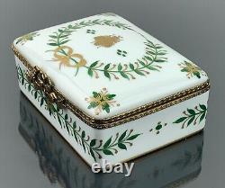Limoges Napoleon Bee Trinket Box & Trinket Tray Set Mint Condition