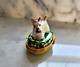 Limoges Peint Main Pierre Arquie France Westie Trinket Box Limited Edition