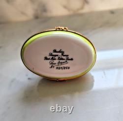 Limoges Peint Main Pierre Arquie France Westie Trinket Box Limited Edition