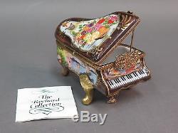 Limoges Peint Main Rochard Hermitage Collection Grand Piano Trinket Box #86/500
