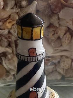 Limoges Peint Main SANIBEL ISLAND Limited Edition Lighthouse France Trinket Box