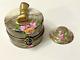 Limoges Petit Main Trinket Box Floral Hat Box Withhat French Home Signed