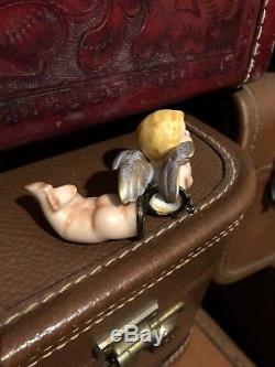 Limoges Porcelain Cherub Box French Baby Angel Figurine Collectible