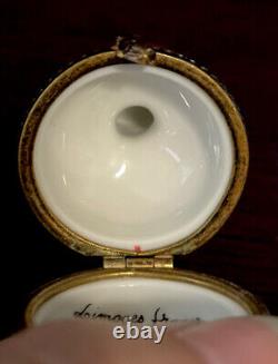 Limoges RADISH Box Peint Main France By Parry Vielle Rare