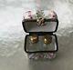 Limoges Rare Trinket Box With 2 Perfume Bottles Outstanding Look