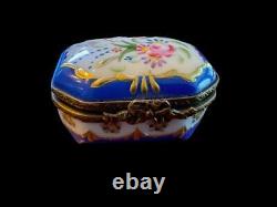 Limoges Rochard Hand Painted Trinket Box