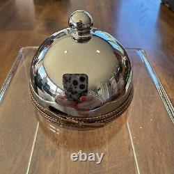 Limoges Thanksgiving Turkey Under Silver Dome