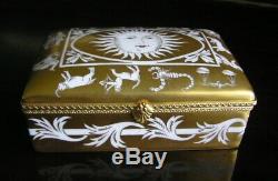 Limoges Tiffany & Co. Private Stock Zodiac Gold Le Tallec Trinket Dresser Box